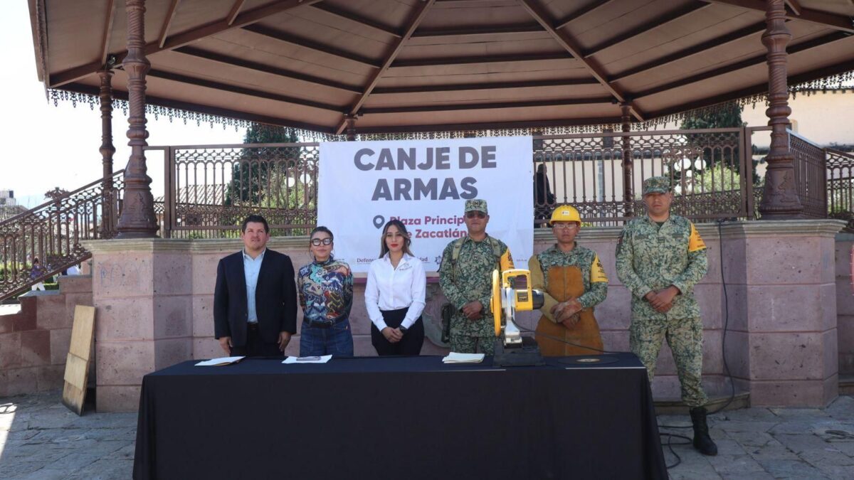 Zacatlán se une a campaña de canje de armas