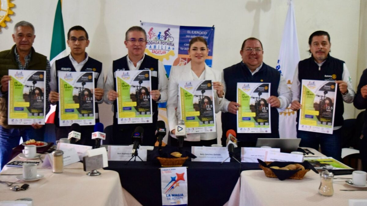 Bety Sánchez y Rotary Club Zacatlán presentan la Segunda Rodada Familiar con Causa
