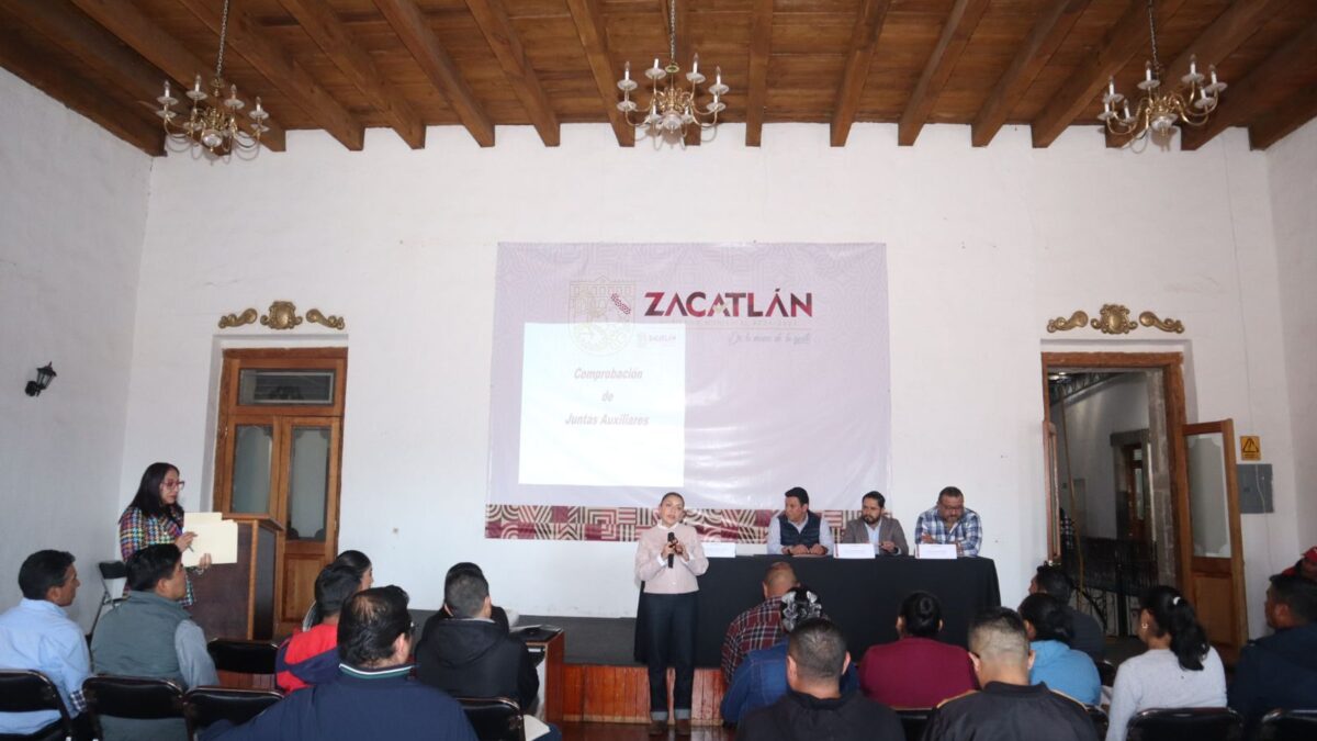 Presidentes auxiliares reciben capacitación para actuar apegados a la ley
