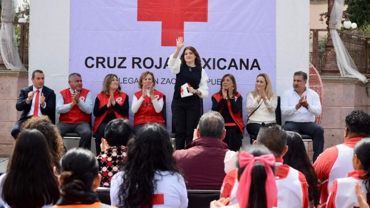 En Zacatlán inicia colecta de la Cruz Roja Mexicana Delegación Puebla: “seamos solidarios”, afirma Bety Sánchez