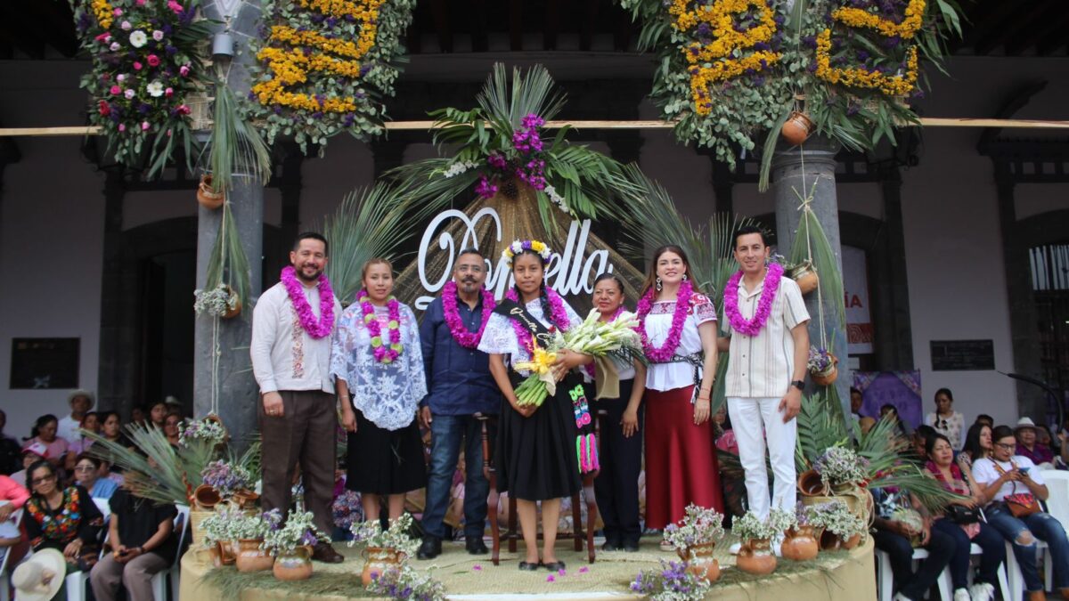 Bety Sánchez y Alejandro Armenta rescatan legado de Pueblos Originarios; Juana Elizabeth es la Doncella Cuaxóchitl 2025