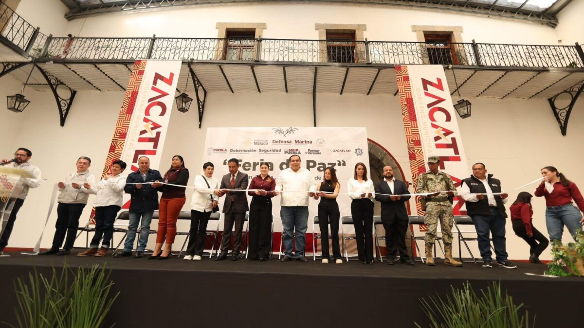 Llega a Zacatlán la #FeriaDePaz para fortalecer el tejido social