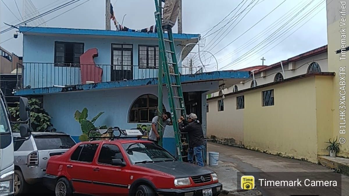 El programa Zacatlán Iluminado sigue avanzando; en Cuautilulco ya hay más luz y seguridad