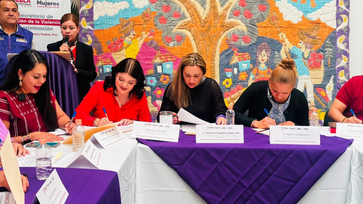 Gobierno Municipal de Zacatlán firma convenio para fortalecer la prevención y atención de la violencia digital contra las mujeres
