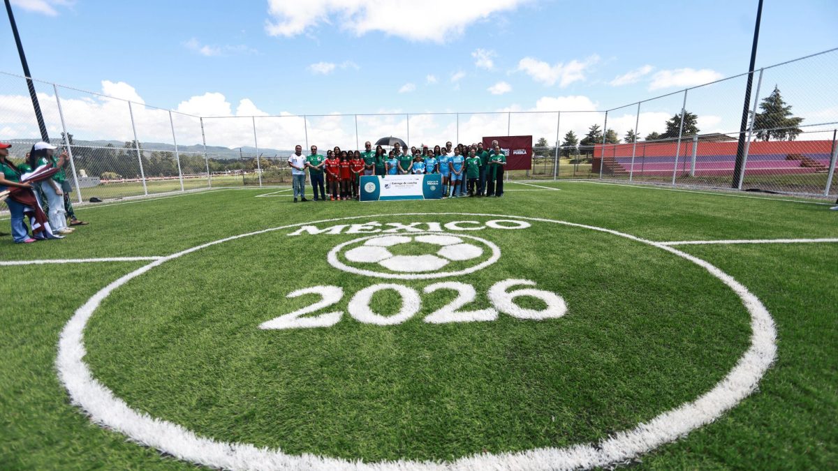 Gobierno Federal y Ayuntamiento de Zacatlán inauguran cancha de fut5