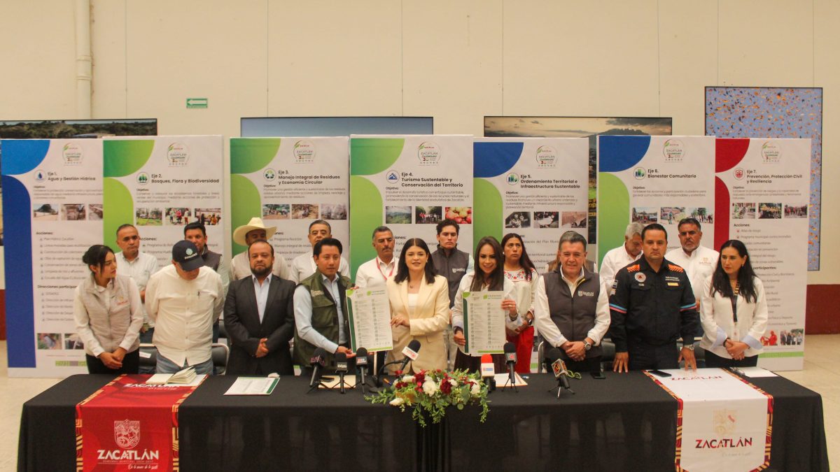 Bety Sánchez presenta la Agenda Zacatlán Sustentable: 30 Acciones para el Cuidado del Medio Ambiente