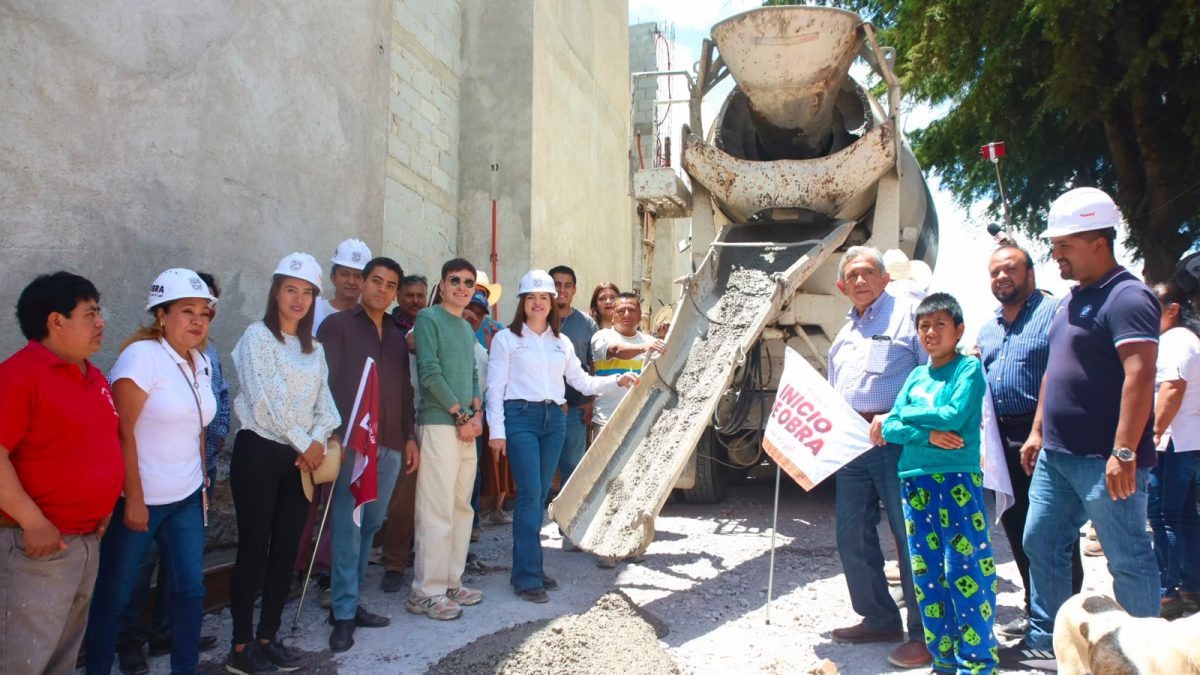 #PromesaCumplida: Bety Sánchez inicia pavimentación de calles en La Guadalupana