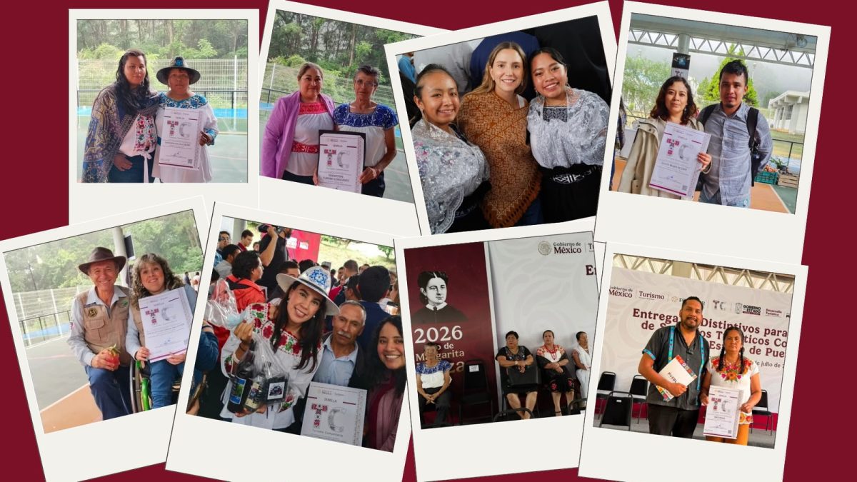 Prestadores de servicios turísticos reciben distintivo de Turismo Comunitario