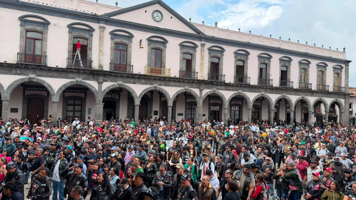 #MotoFest rompe récord en Zacatlán, más de 6 mil bikers en el zócalo